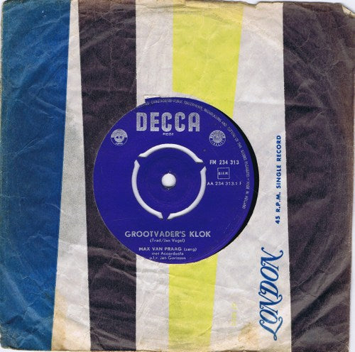 Max van Praag - Grootvader's Klok 02653 Vinyl Singles Vinyl Goed / Hoes Generic