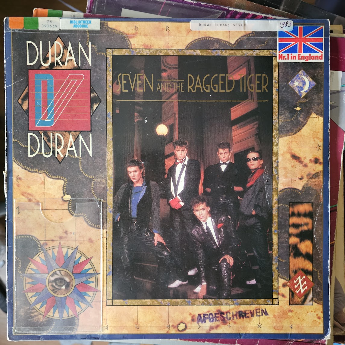 Duran Duran - Seven And The Ragged Tiger (LP) (B-Keus) Vinyl LP Media VG+ / Sleeve Zie Foto "VINYLSINGLES.NL"