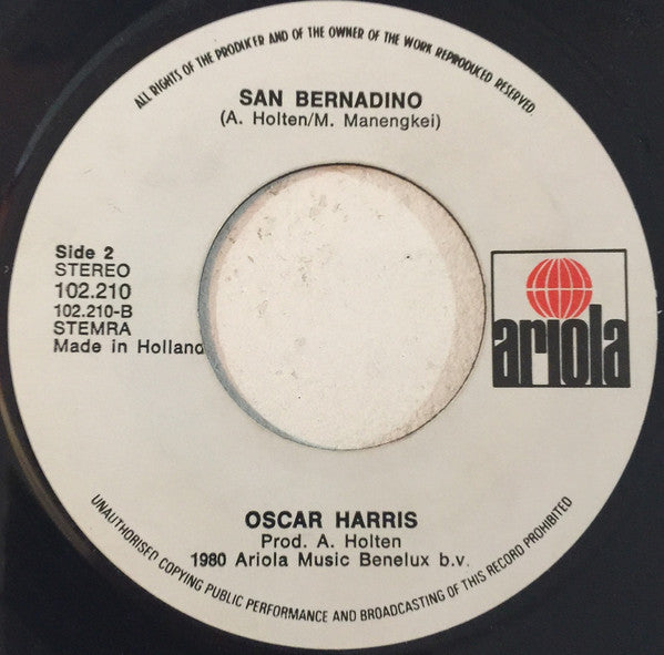 Oscar Harris - Disco Calypso 39198 Vinyl Singles Vinyl Goed / Hoes Generic