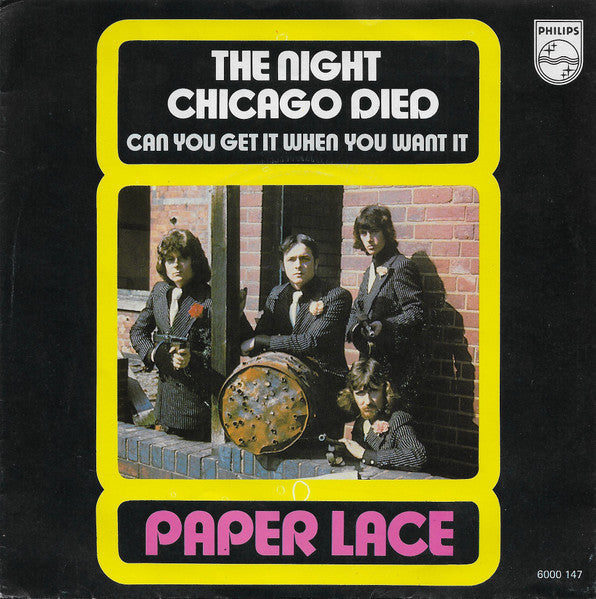 Paper Lace - The Night Chicago Died 40320 Vinyl Singles Vinyl Goed / Hoes Goed