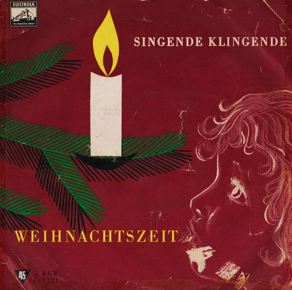Bielefelder Kinderchor - Singende Klingende Weihnachtszeit Vinyl Singles Vinyl Zeer Goed / Hoesje Goed "VINYLSINGLES.NL"