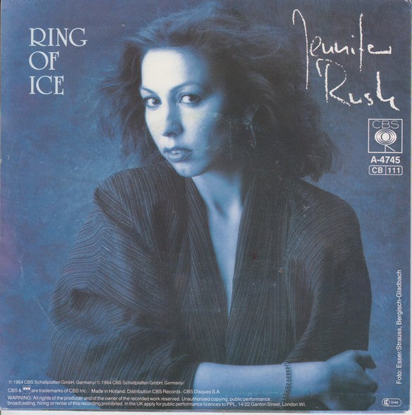 Jennifer Rush - Ring Of Ice 02927 Vinyl Singles Vinyl Goed / Hoes Goed