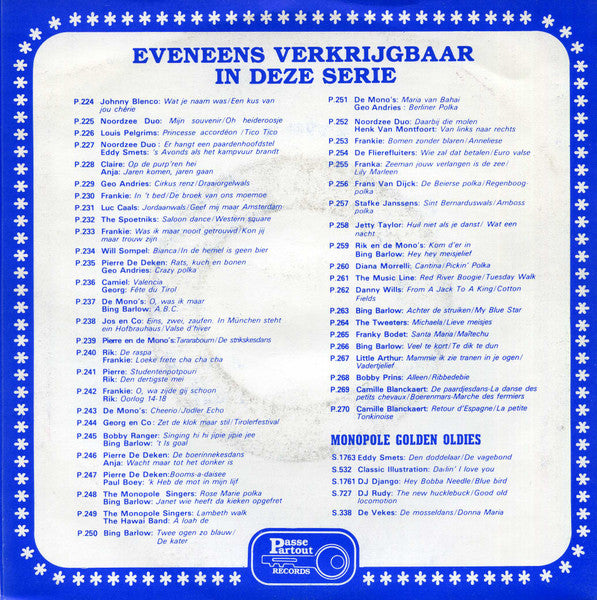 Camille Blanckaert - De Paardjesdans Vinyl Singles Vinyl Zeer Goed / Hoesje Goed "VINYLSINGLES.NL"