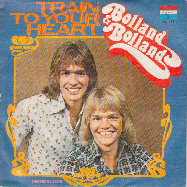 Bolland & Bolland - Train To Your Heart Vinyl Singles Vinyl Zeer Goed / Hoesje Goed "VINYLSINGLES.NL"