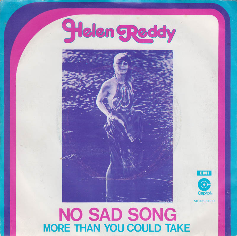 Helen Reddy - No Sad Song 28007 Vinyl Singles Vinyl Goed / Hoes Goed