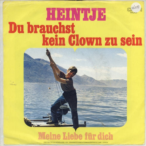 Heintje - Meine Liebe Fur Dich Vinyl Singles Vinyl Zeer Goed / Hoesje Goed "VINYLSINGLES.NL"