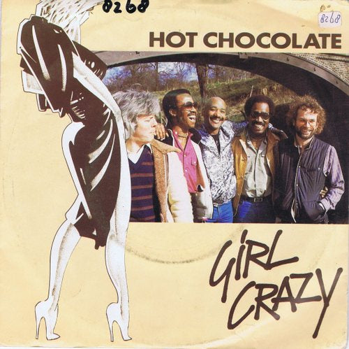 Hot Chocolate - Girl Crazy Vinyl Singles Vinyl Zeer Goed / Hoesje Goed "VINYLSINGLES.NL"