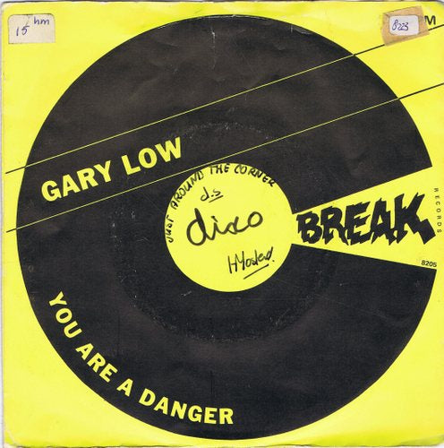 Gary Low - You Are A Danger Vinyl Singles Vinyl Zeer Goed / Hoesje Goed "VINYLSINGLES.NL"