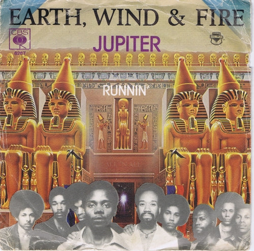 Earth Wind & Fire - Jupiter Vinyl Singles Vinyl Zeer Goed / Hoesje Goed "VINYLSINGLES.NL"