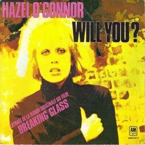 Hazel O'Connor - Will You (B-Keus) Vinyl Singles Vinyl Zeer Goed / Hoesje Sticker "VINYLSINGLES.NL"