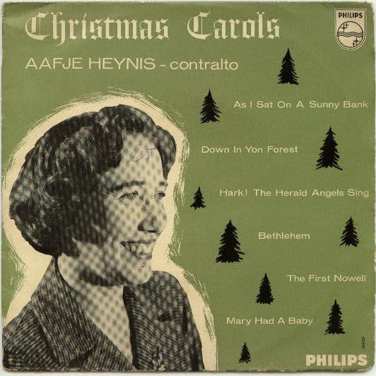 Aafje Heynis - Christmas Carols Vinyl Singles Vinyl Zeer Goed / Hoesje Goed "VINYLSINGLES.NL"