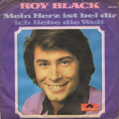 Roy Black - Mein Herz Ist Bei Dir Vinyl Singles Vinyl Zeer Goed / Hoesje Tekst "VINYLSINGLES.NL"