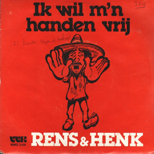 Henk Boelhouwers - Ik Wil M'n Handen Vrij Met Carnaval Vinyl Singles Vinyl Zeer Goed / Hoesje Goed "VINYLSINGLES.NL"