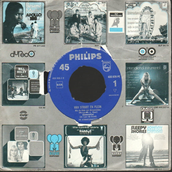 Straatzangers - Van Straat En Plein 05622 Vinyl Singles EP Vinyl Goed / Hoes Goed