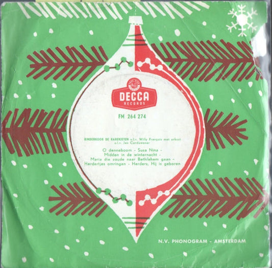 Haags Kinderkoor - Kerstliedjes No. 1 Vinyl Singles Vinyl Zeer Goed / Hoesje Goed "VINYLSINGLES.NL"