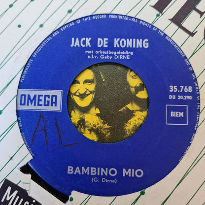 Jack De Koning - Vaders, Die Huilen Toch Niet 15017 Vinyl Singles Vinyl Goed / Hoes Goed