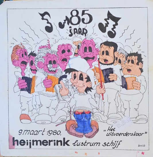 Uitvoerderskoor - Heijmerink Viert Feest Vinyl Singles Vinyl Goed / Hoes Goed