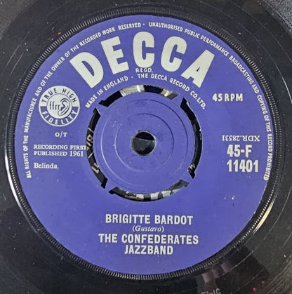 Confederates Jazzband - Brigitte Bardot Vinyl Singles Vinyl Zeer Goed / Hoesje Generic "VINYLSINGLES.NL"
