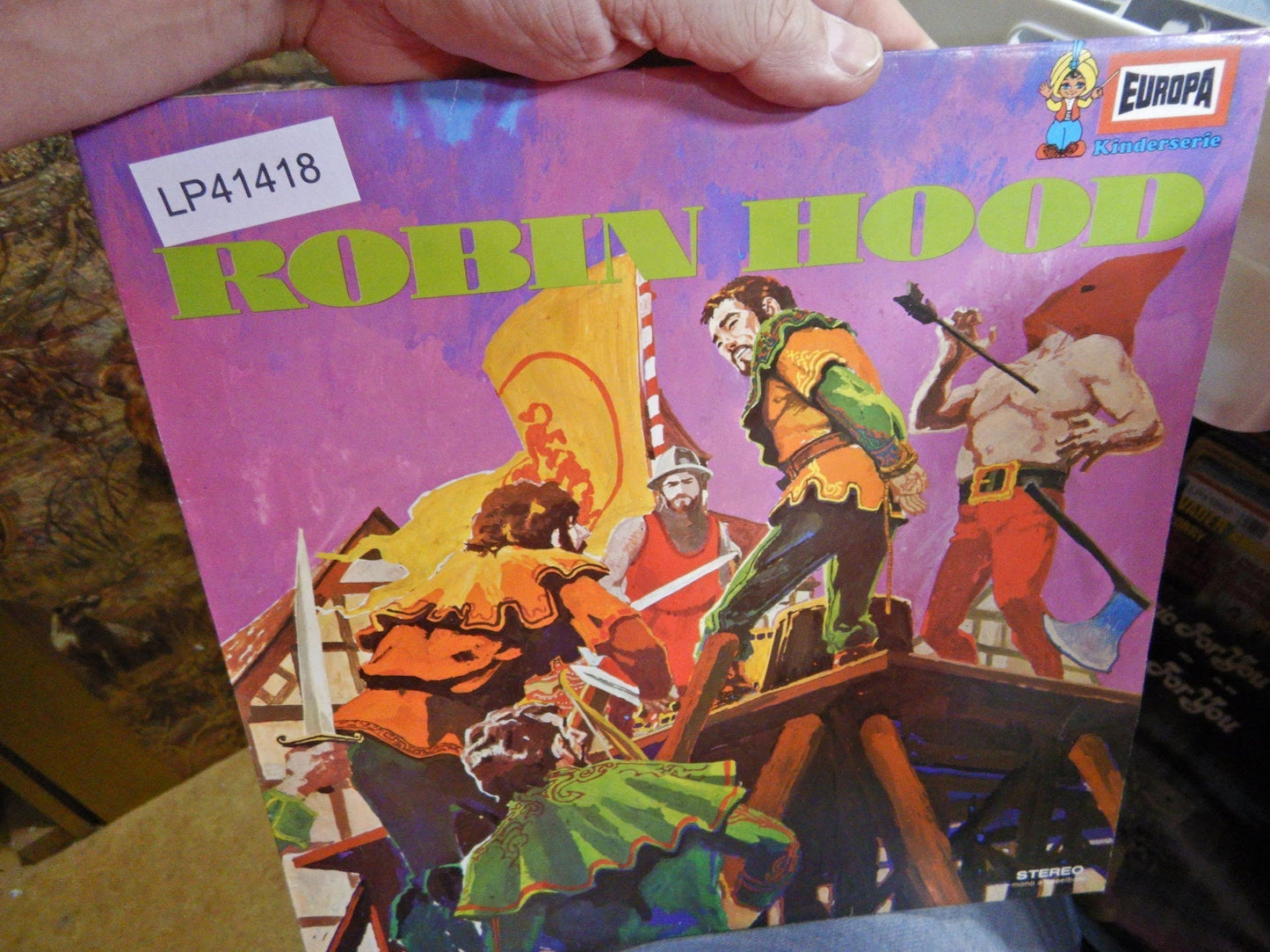 Eberhard Alexander-Burgh ‎- Robin Hood (LP) Vinyl LP Vinyl Zeer Goed / Hoesje Goed "VINYLSINGLES.NL"