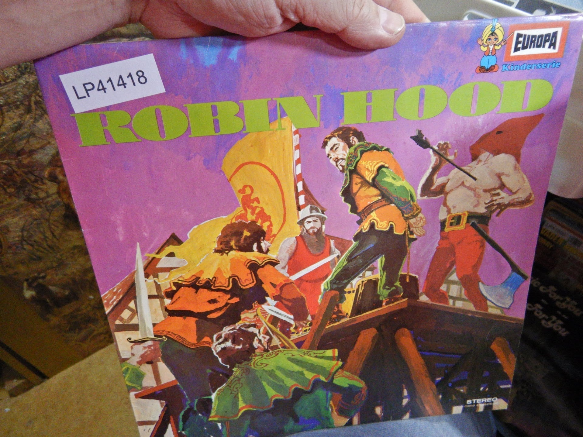 Eberhard Alexander-Burgh ‎- Robin Hood (LP) Vinyl LP Vinyl Zeer Goed / Hoesje Goed "VINYLSINGLES.NL"
