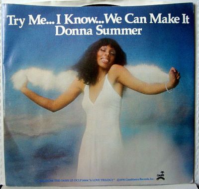 Donna Summer - Try Me, I Know We Can Make It Vinyl Singles Vinyl Zeer Goed / Hoesje Goed "VINYLSINGLES.NL"