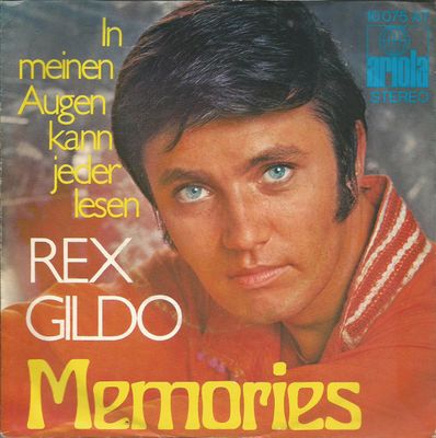 Rex Gildo - Memories Vinyl Singles Vinyl Zeer Goed / Hoesje Goed "VINYLSINGLES.NL"