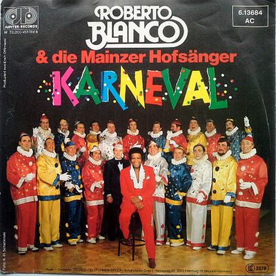 Roberto Blanco - Karneval Vinyl Singles Vinyl Zeer Goed / Hoesje Goed "VINYLSINGLES.NL"