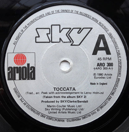 Sky - Toccata 23625 Vinyl Singles Vinyl Goed / Hoes Goed