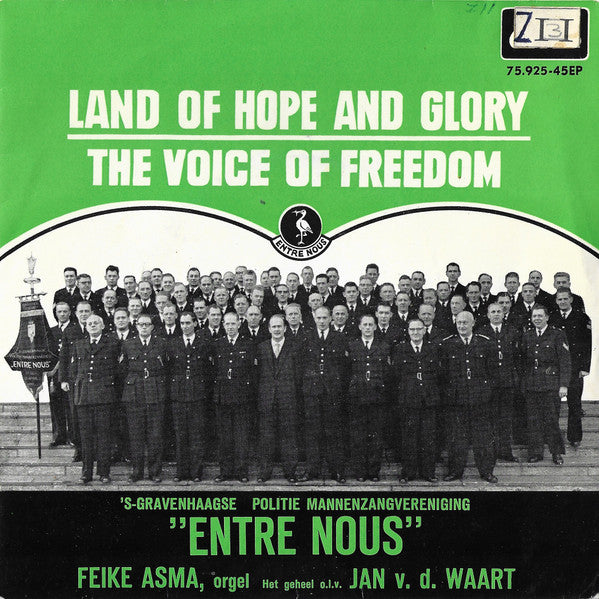 S Gravenhaags Politie Mannenzangvereniging Entre Nous - The Voice Of Freedom 38212 (B) Vinyl Singles Vinyl Goed / Hoes Goed