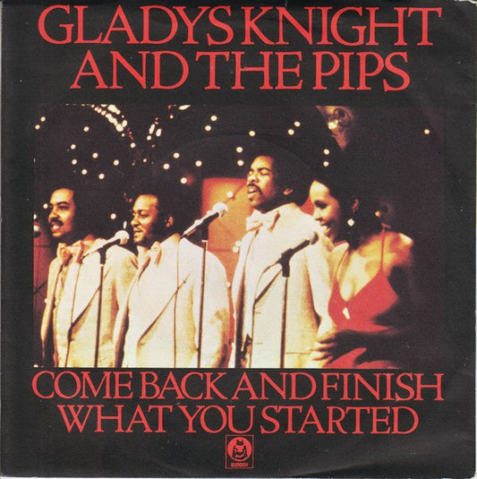 Gladys Knight & The Pips - Come Back And Finish What You Started Vinyl Singles Vinyl Zeer Goed / Hoesje Goed "VINYLSINGLES.NL"