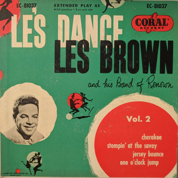 Les Brown And His Band Of Renown - Le's Dance Vol. 2 08629 Vinyl Singles EP Vinyl Goed / Hoes Redelijk