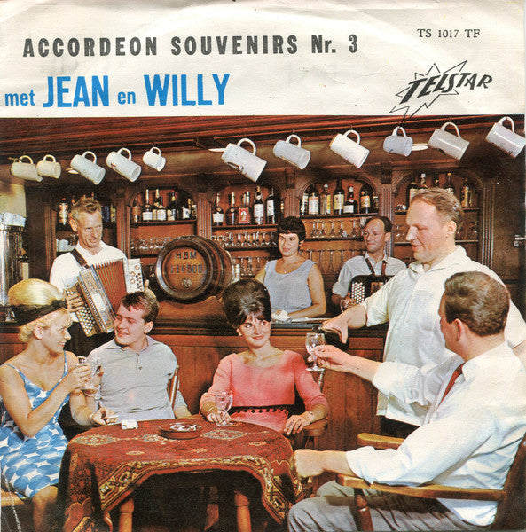 Jean En Willy - Accordeon Souvenirs Nr. 3 37841 Vinyl Singles Vinyl Goed / Hoes Goed