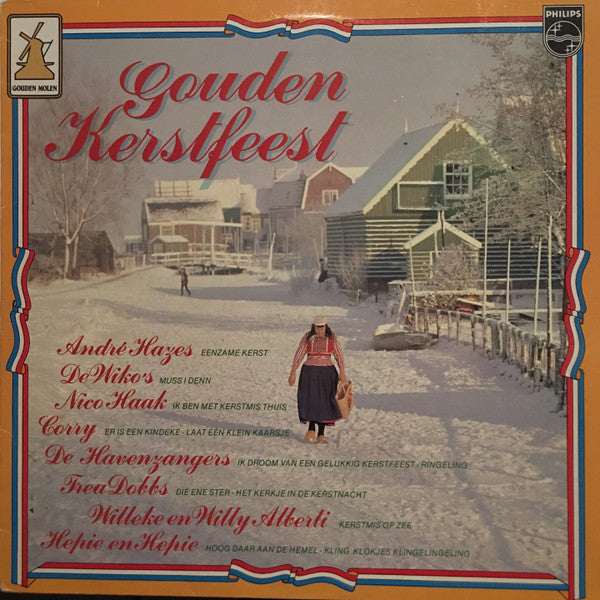 Various - Gouden Kerstfeest (LP) Vinyl LP Vinyl Goed / Hoes Goed