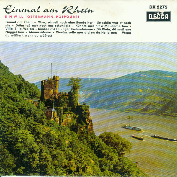 Hermann Hagestedt Mit Seinem Orchester - Einmal Am Rhein Vinyl Singles Vinyl Zeer Goed / Hoesje Goed "VINYLSINGLES.NL"