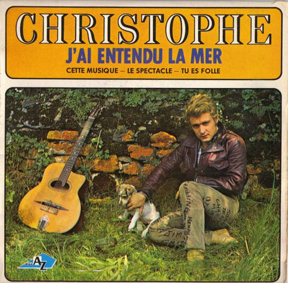 Christophe - J'ai Entendu La Mer Vinyl Singles EP Vinyl Zeer Goed / Hoesje Goed "VINYLSINGLES.NL"