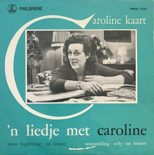 Caroline Kaart - 'n Liedje Met Caroline Kaart (10") Vinyl LP 10" Vinyl Zeer Goed / Hoesje Goed "VINYLSINGLES.NL"