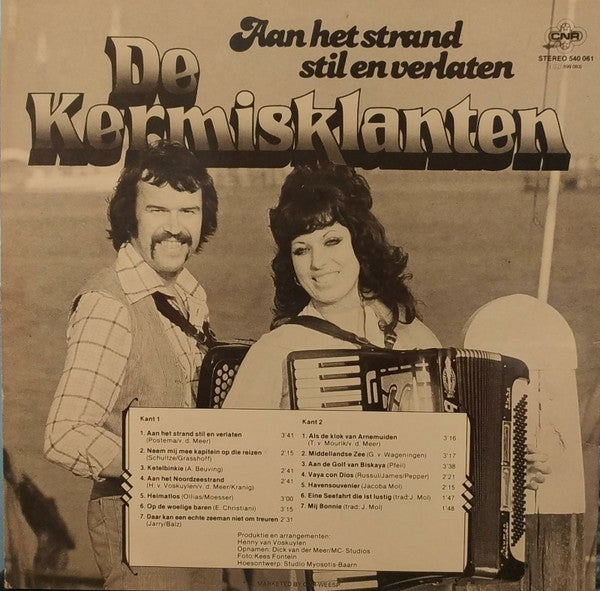 Kermisklanten - Aan Het Strand Stil En Verlaten (LP) 43413 Vinyl LP Vinyl Goed / Hoes Goed