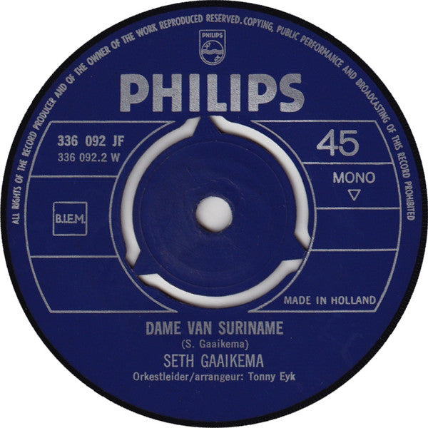 Seth Gaaikema - Wat Een Spreker Is Die Man 42583 Vinyl Singles Vinyl Goed / Hoes Goed