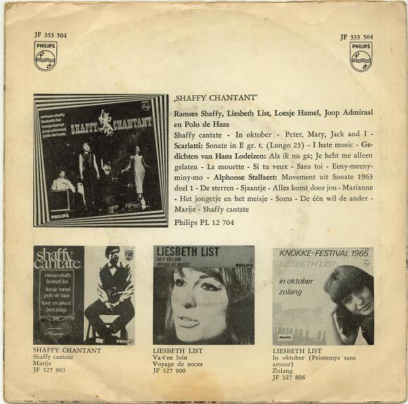 Liesbeth List - De Kinderen Van De Zee 24142 Vinyl Singles Vinyl Goed / Hoes Goed