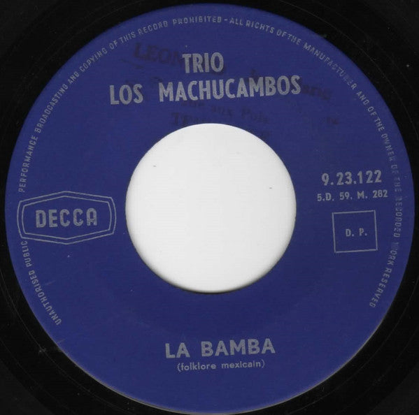 Los Machucambos - La Bamba 40063 Vinyl Singles Vinyl Goed / Hoes Goed