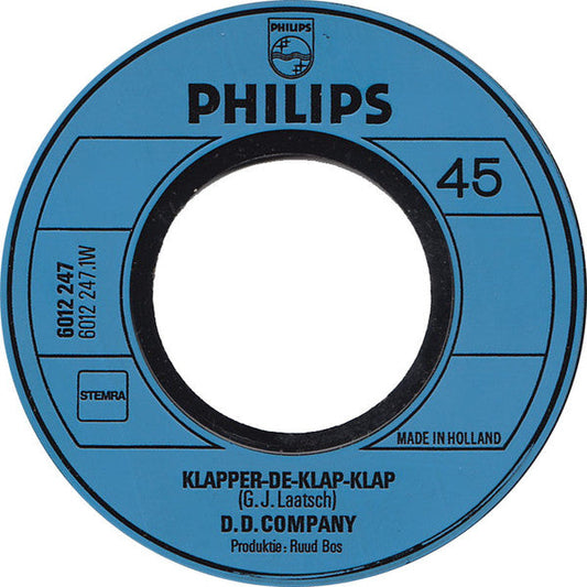 D.D.Company - Klapper-De-Klap-Klap Vinyl Singles Vinyl Zeer Goed / Hoesje Generic "VINYLSINGLES.NL"