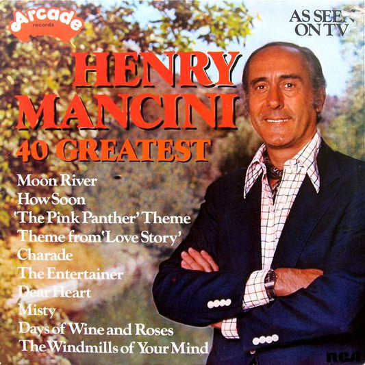 Henry Mancini - 40 Greatest (LP) Vinyl LP Dubbel Vinyl Zeer Goed / Hoesje Goed "VINYLSINGLES.NL"
