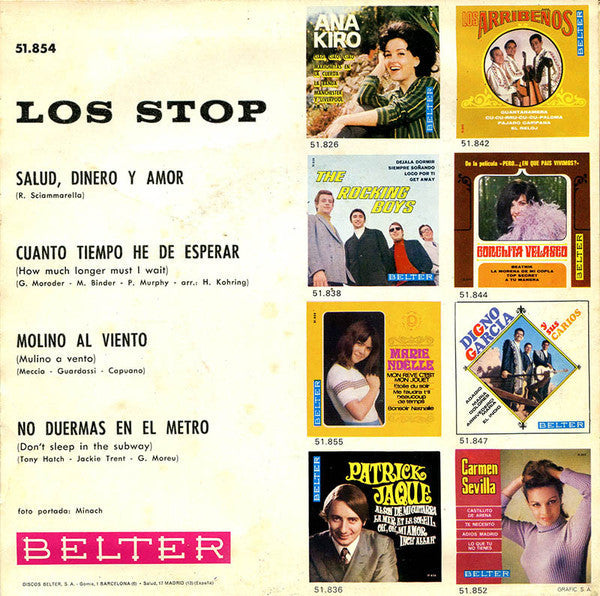 Los Stop - Salud, Dinero Y Amor 14265 Vinyl Singles EP Vinyl Goed / Hoes Goed