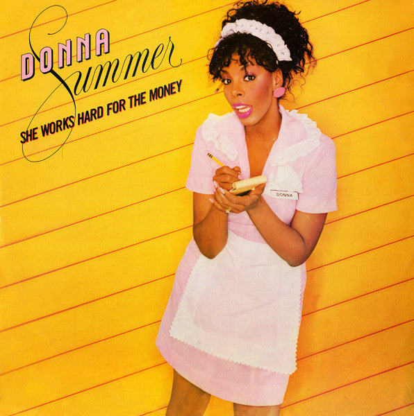 Donna Summer - She Works Hard For The Money Vinyl Singles Vinyl Zeer Goed / Hoesje Goed "VINYLSINGLES.NL"