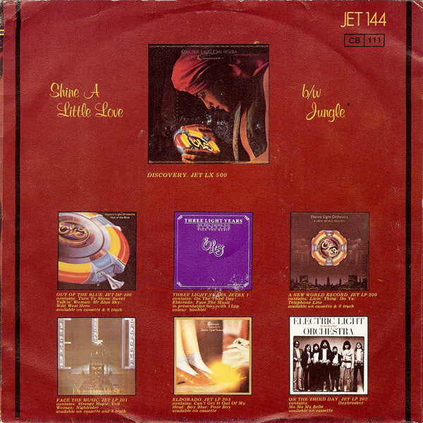 Electric Light Orchestra - Shine A Little Love Vinyl Singles Vinyl Zeer Goed / Hoesje Goed "VINYLSINGLES.NL"