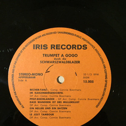 Schwarzwaldbläser - Trumpet A Gogo (LP) 40747 Vinyl LP Vinyl Goed / Hoes Goed
