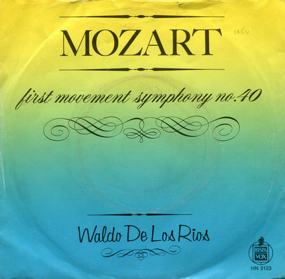 Wolfgang Amadeus Mozart - Waldo De Los Rios - First Movement Symphony No.40 41759 Vinyl Singles Vinyl Goed / Hoes Goed