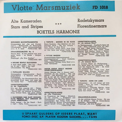 Boxtels Harmonie - Vlotte Marsmuziek Vinyl Singles Vinyl Zeer Goed / Hoesje Goed "VINYLSINGLES.NL"