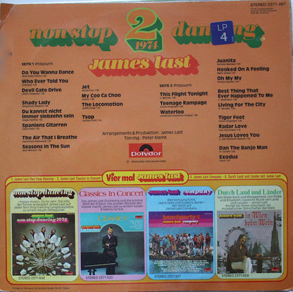 James Last - Non Stop Dancing 1974 (LP) 43231 Vinyl LP Vinyl Goed / Hoes Goed