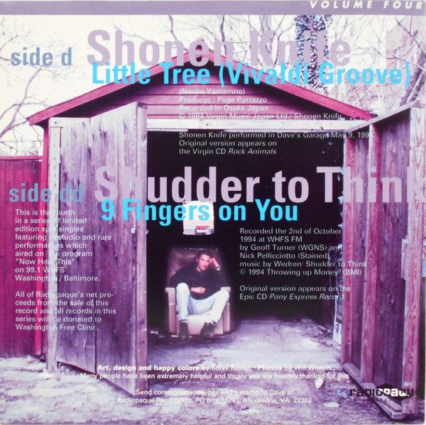 Shonen Knife / Shudder To Think - Little Tree (Vivaldi Groove) / 9 Fingers On You 15894 Vinyl Singles Vinyl Goed / Hoes Goed